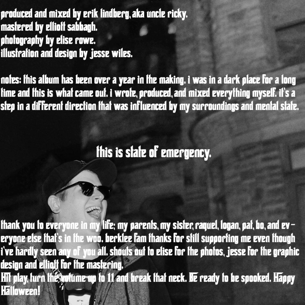 State Of Emergency Notes And Thank Yous